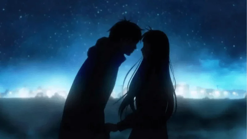 aesthetic couple wallpaper anime boy and girl