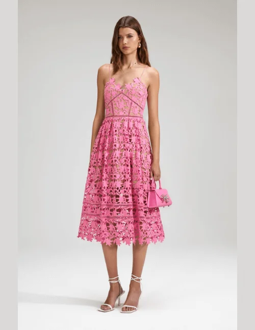 Azaelea lace midi dress