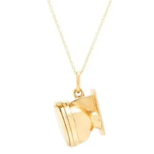 commode shape pendant necklace