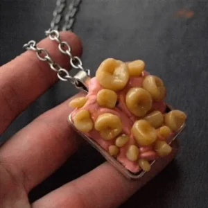 human teeth necklace