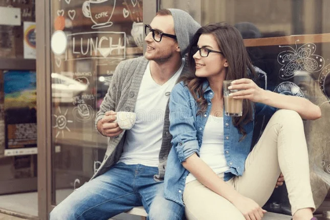 matching attire couple photoshoot