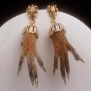 rat leg earring