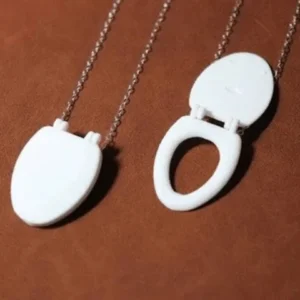 toilet seat necklace