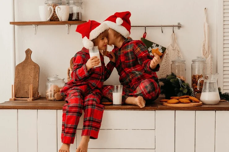 Pajama Christmas Morning Photoshoot