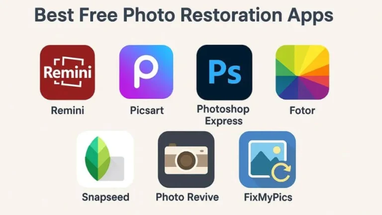 Free Photo Restoration Apps