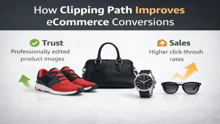 How clipping path improves eCommerce conversions with clean product images