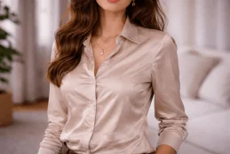 clothing wrinkle removal before image showing creased and uneven fabric