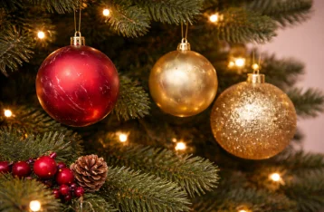 Christmas Ball Before Retouch Christmas ball before retouching with dull appearance
