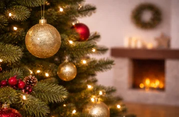 Christmas Lighting Before Editing Christmas lighting before editing without glow effect