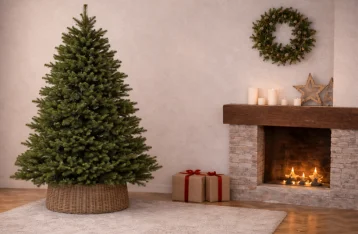Christmas Tree Before Editing Christmas tree before editing without decoration
