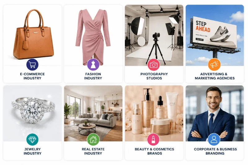 Industries that need professional photo retouching services for branding and marketing