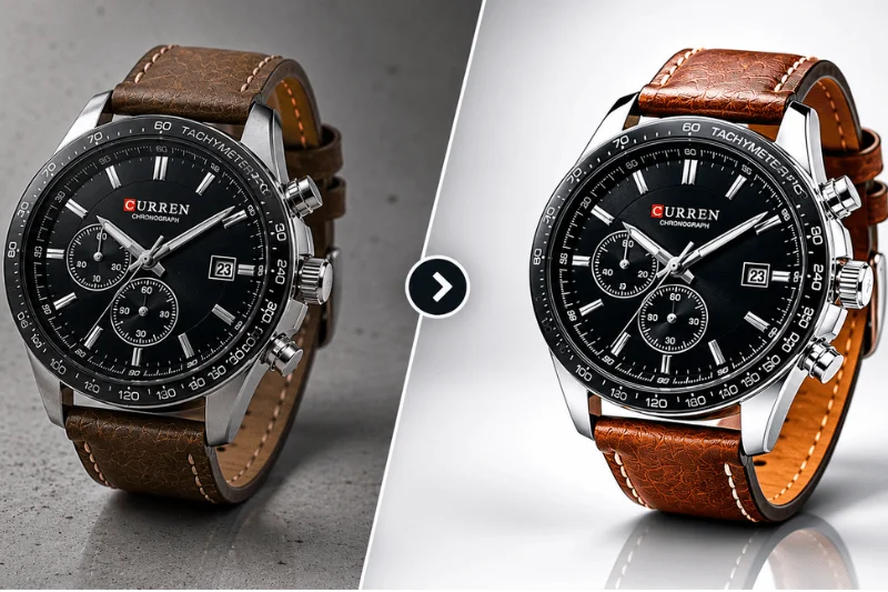Luxury product retouching service for premium branding