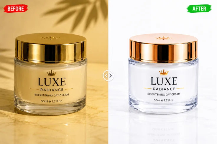 Professional color correction and image quality enhancement through photo retouching