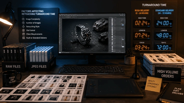 factors affecting photo retouching turnaround time