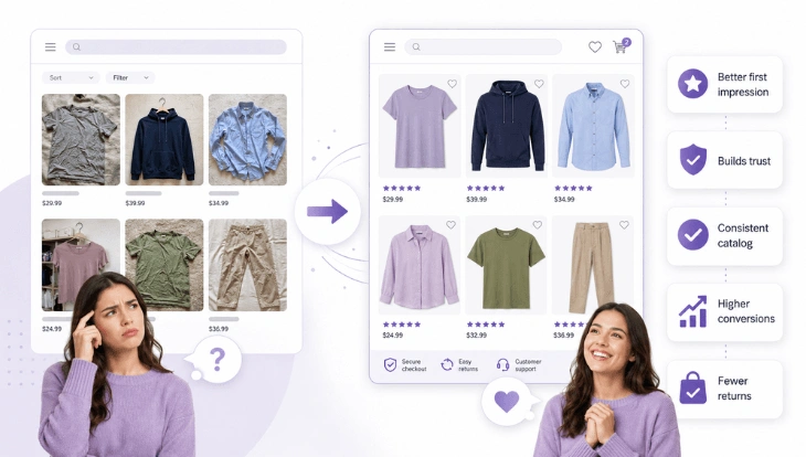 How product photo retouching increases fashion sales