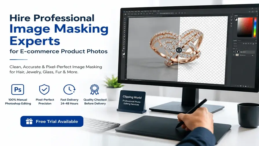 Hire professional image masking experts for clean e-commerce product photos
