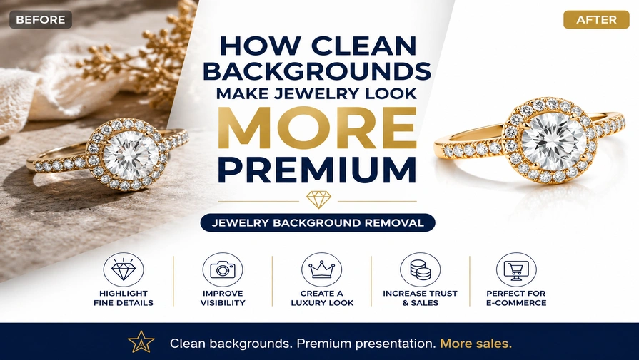 Jewelry Background Removal: Make Photos Look Premium