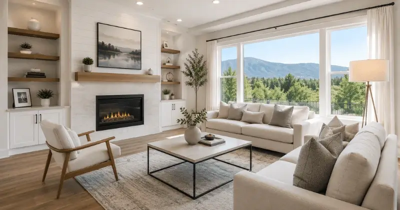 well prepared property interior ready for real estate photography natural light