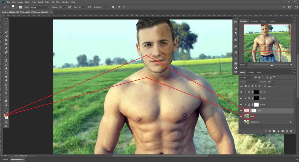 photoshop faces onto bodies for mac
