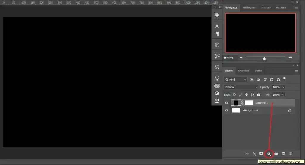 create new fill or adjustment layer photoshop